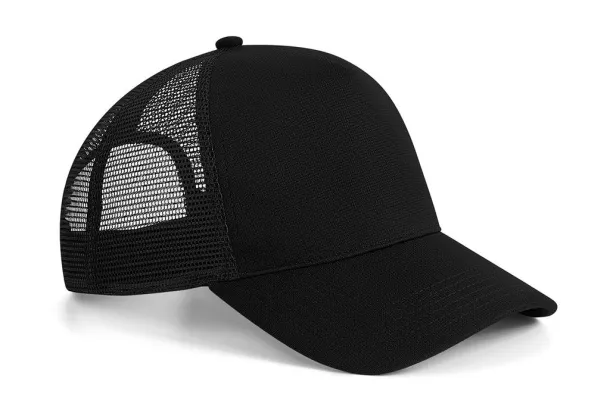  Microknit Snapback Trucker - Beechfield Black