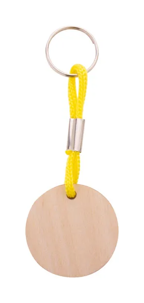 Woody Plus A custom keyring Yellow Natural