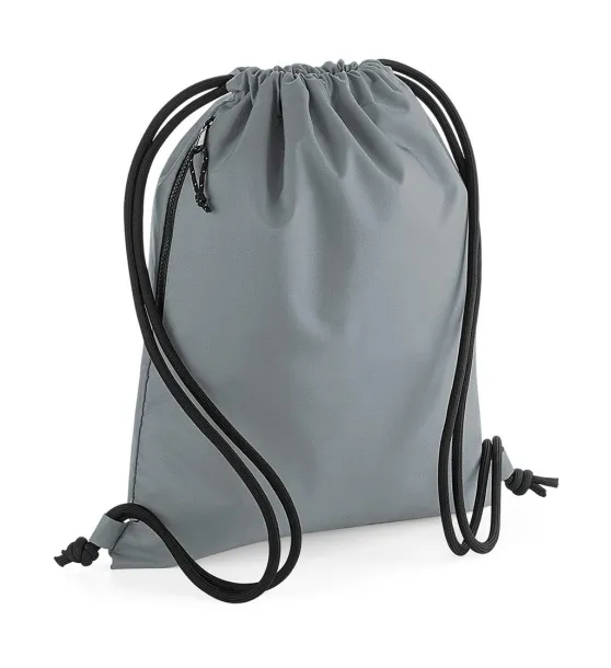  Gym torba s vezicama od recikliranog poliestera - Bagbase Pure Grey