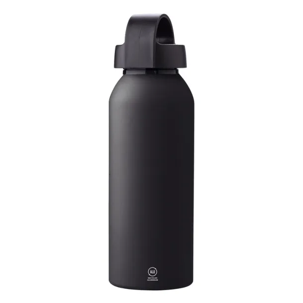  Recycled aluminium sports bottle 500 ml black