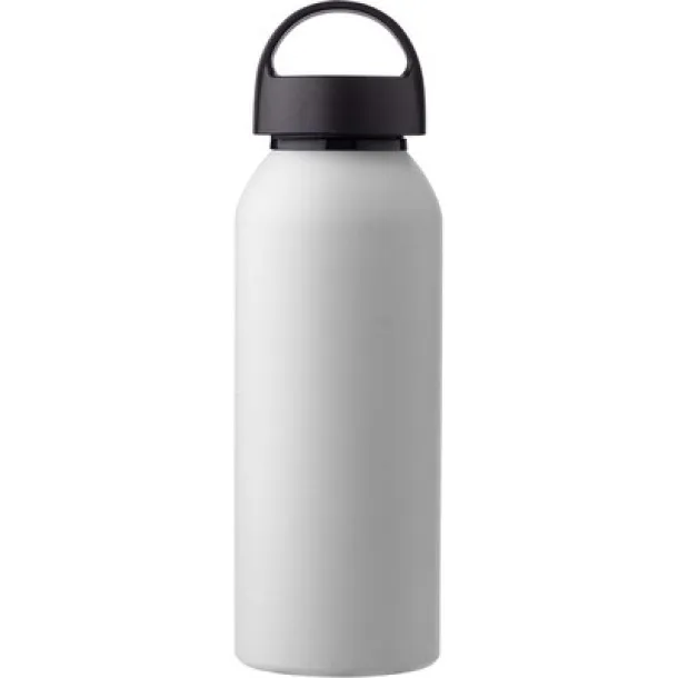  Recycled aluminium sports bottle 500 ml white