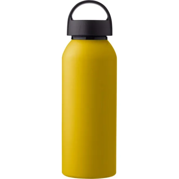  Recycled aluminium sports bottle 500 ml yellow