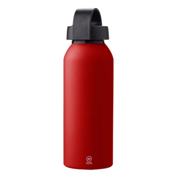  Recycled aluminium sports bottle 500 ml red