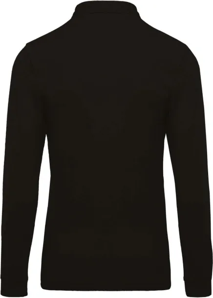  MEN'S LONG-SLEEVED PIQUÉ POLO SHIRT - Kariban Black