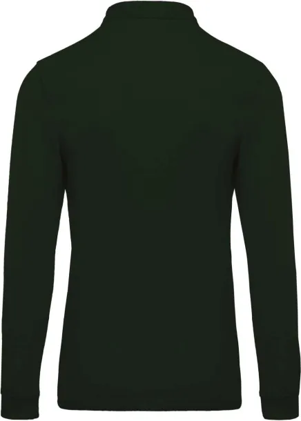  MEN'S LONG-SLEEVED PIQUÉ POLO SHIRT - Kariban Šumski zelena