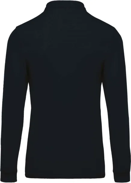  Muška polo pique majica dugih rukava, 180 g/m2 - Kariban Mornarsko plava