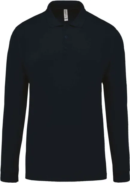  MEN'S LONG-SLEEVED PIQUÉ POLO SHIRT - Kariban Navy