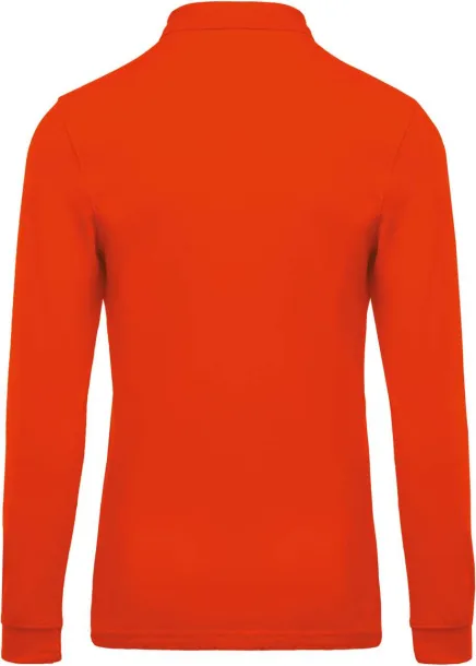  MEN'S LONG-SLEEVED PIQUÉ POLO SHIRT - Kariban Orange