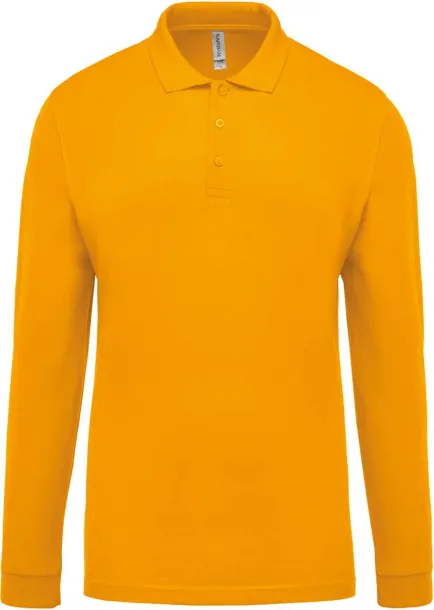  MEN'S LONG-SLEEVED PIQUÉ POLO SHIRT - Kariban Yellow