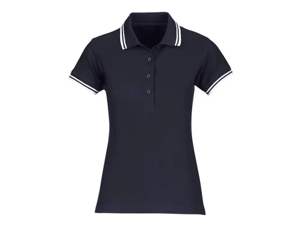 ADRIA women’s tipping polo shirt - EXPLODE Blue