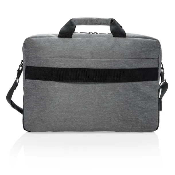  Swiss Peak RFID 15.6" laptop bag Cool Grey 9 Black