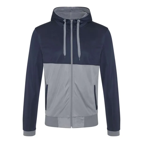  Retro hoodie - Just Cool New French Navy Heather Grey