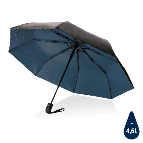  21" Impact AWARE™ RPET Pongee bi color mini umbrella - XD Collection Blue 