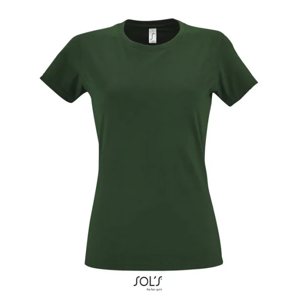 IMPERIAL WOMEN TSHIRT-190g bottle green