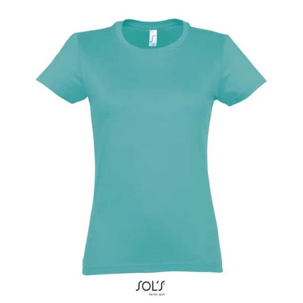 IMPERIAL WOMEN TSHIRT-190g caribbean blue