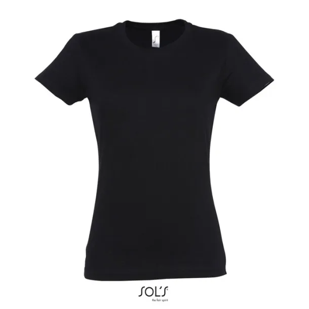 IMPERIAL WOMEN TSHIRT-190g deep black