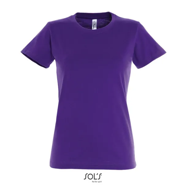 IMPERIAL WOMEN TSHIRT-190g Dark purple