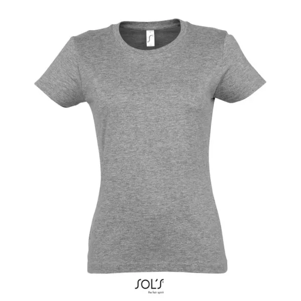 IMPERIAL WOMEN TSHIRT-190g Grey Melange