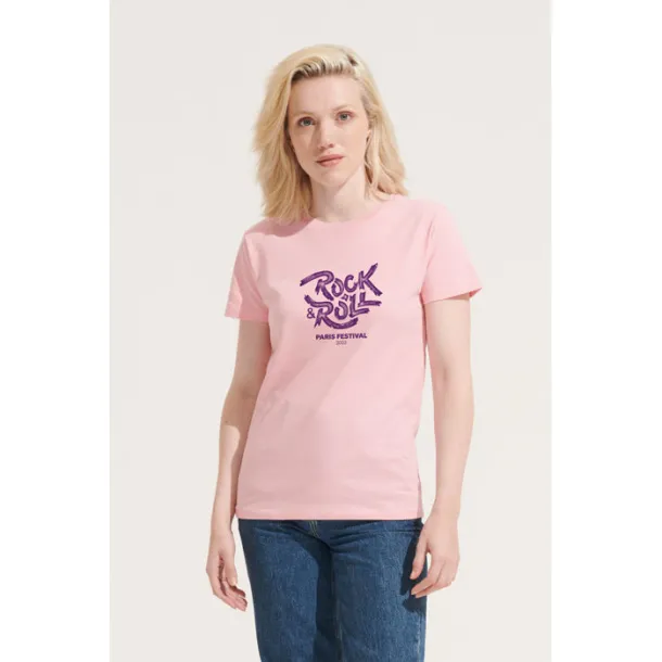 IMPERIAL WOMEN TSHIRT-190g candy pink