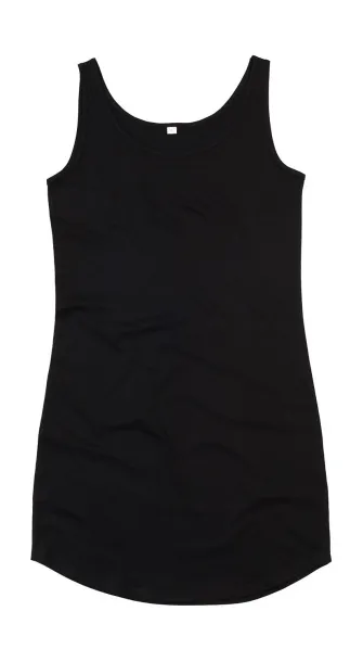  Curved Vest Dress - Mantis Black