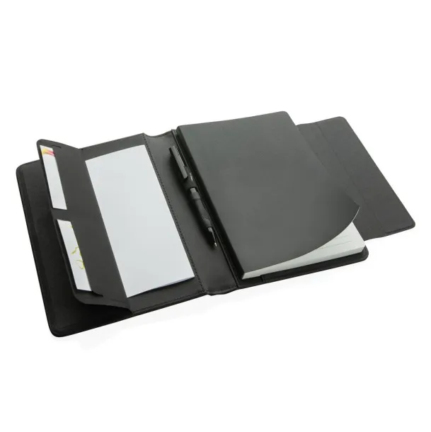  Swiss Peak Heritage RCS rPU portfolio od kamenog papira, A5 - Swiss Peak Crna