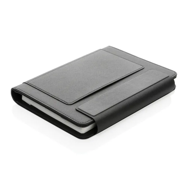  Swiss Peak Heritage RCS rPU portfolio od kamenog papira, A5 - Swiss Peak Crna