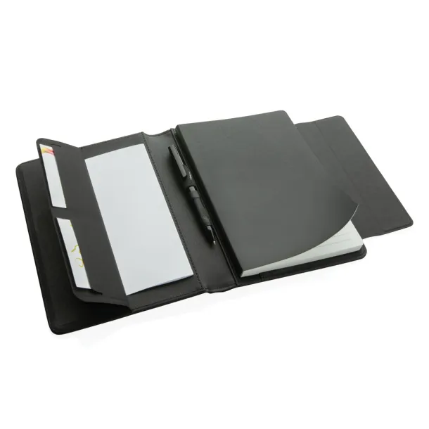  Swiss Peak Heritage RCS rPU portfolio od kamenog papira, A5 - Swiss Peak Crna