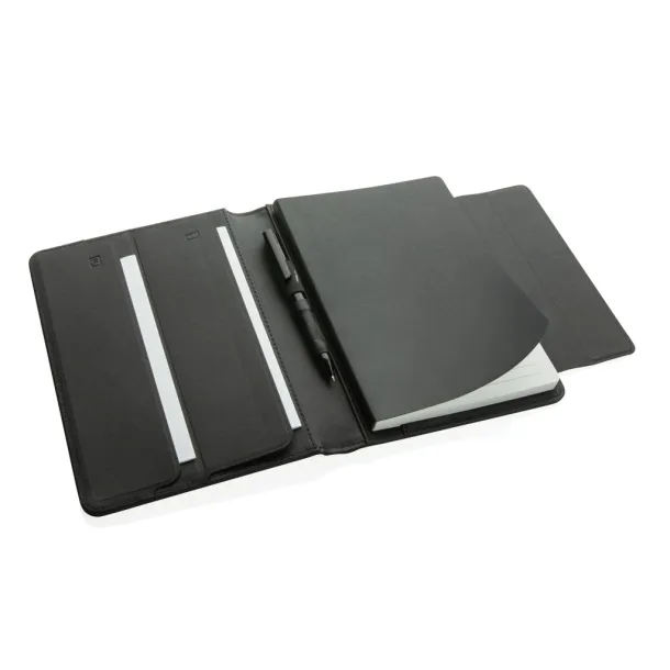  Swiss Peak Heritage RCS rPU portfolio od kamenog papira, A5 - Swiss Peak Crna