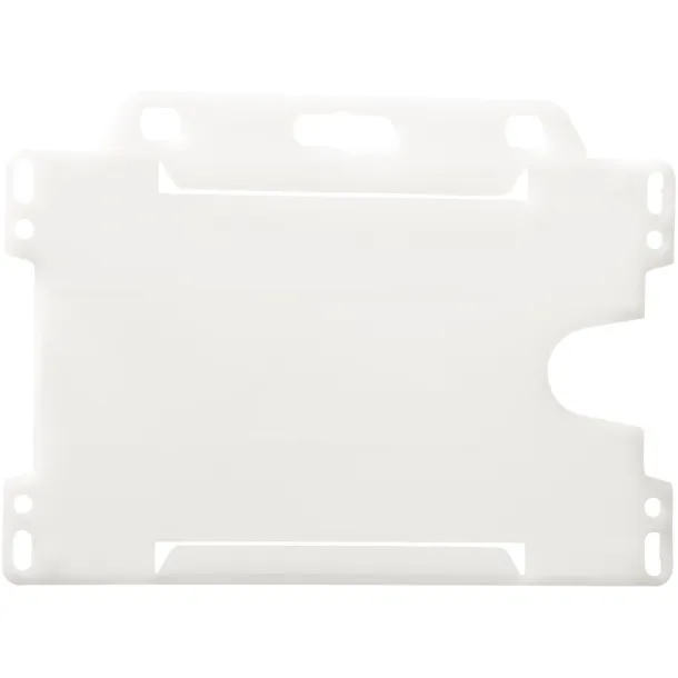 Vega plastic card holder - Unbranded Frosted clear