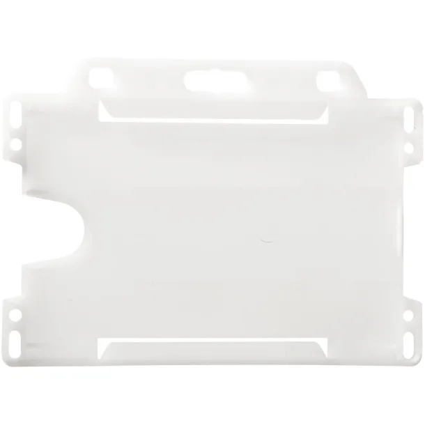 Vega plastic card holder - Unbranded Frosted clear