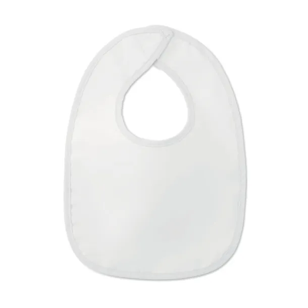 EPI Baby bib in cotton White