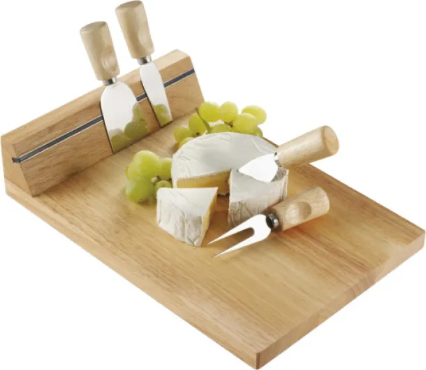 Arlo Wooden cheese board brown