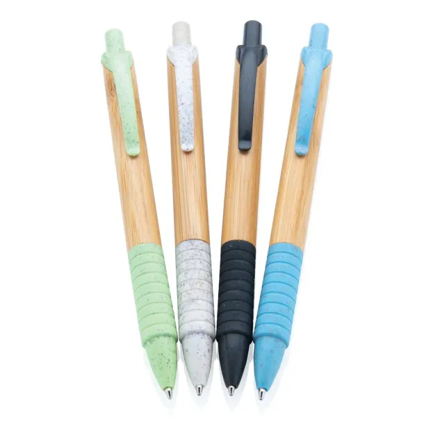  Bamboo & wheatstraw pen - XD Collection Black 