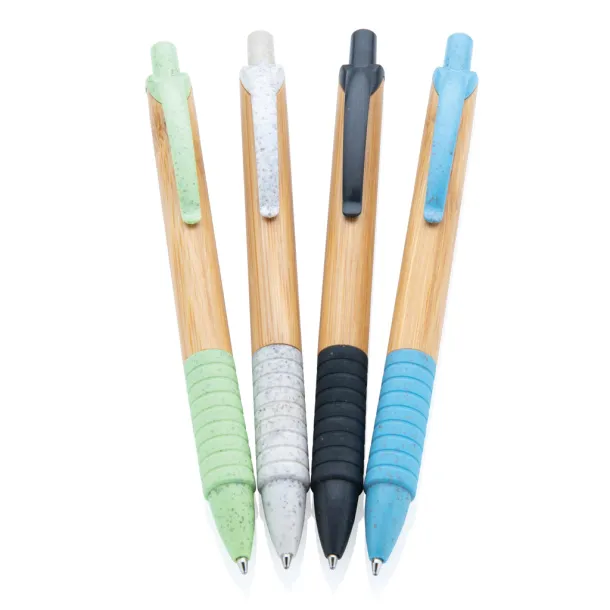  Bamboo & wheatstraw pen - XD Collection White 