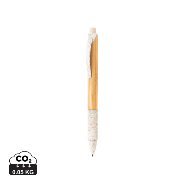  Bamboo & wheatstraw pen - XD Collection White 