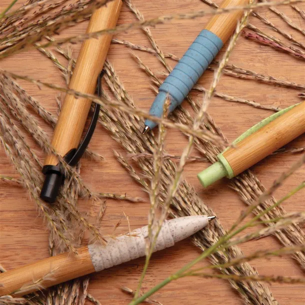  Bamboo & wheatstraw pen - XD Collection Blue 