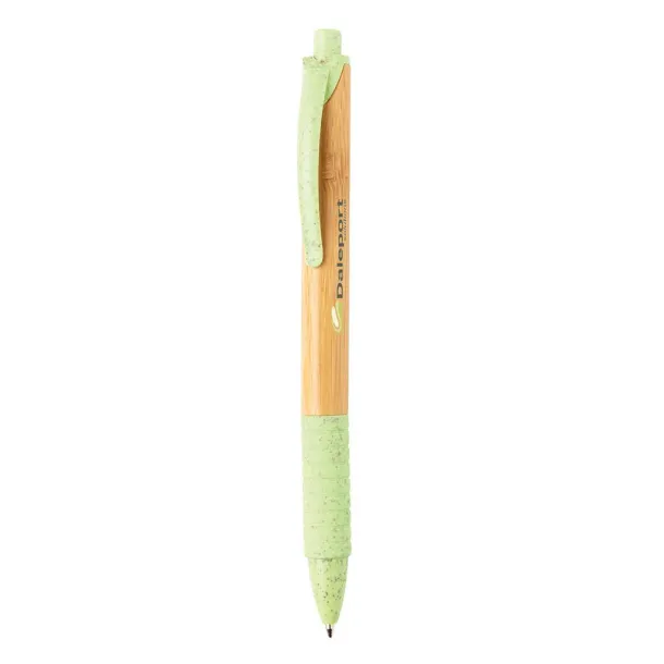  Bamboo & wheatstraw pen - XD Collection Green 