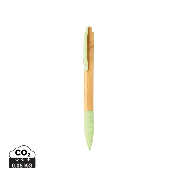  Bamboo & wheatstraw pen - XD Collection Green 