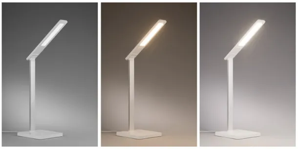 VELIA Desk lamp with wireless charger White