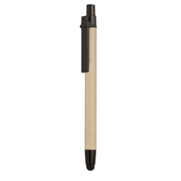 RECYTOUCH Recycled carton touch pen Black