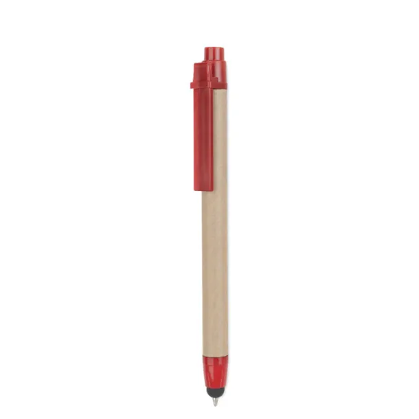 RECYTOUCH Recycled carton touch pen Red