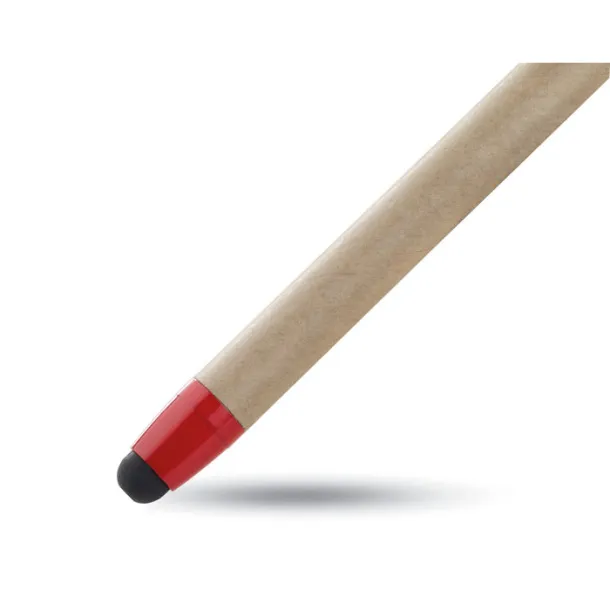 RECYTOUCH Recycled carton touch pen Red