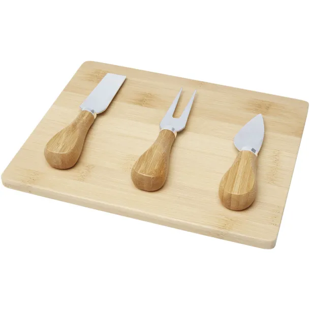 Ement bamboo cheese board and tools - Seasons Natural