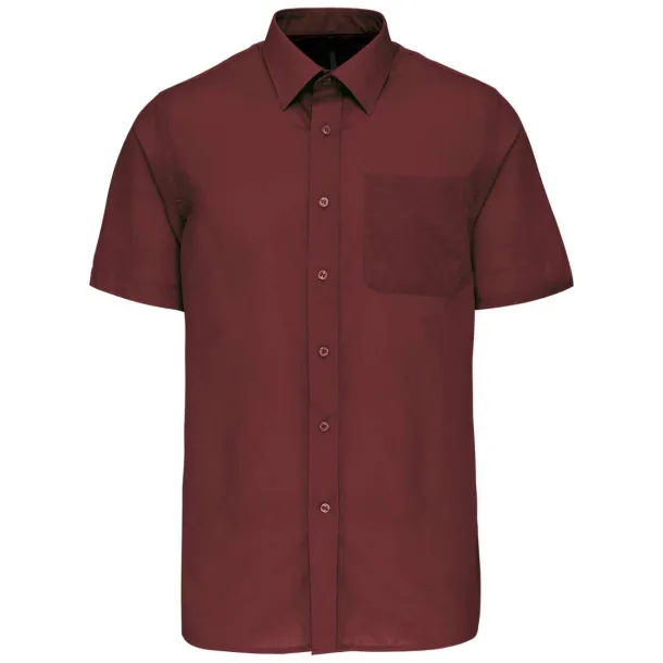 ACE SHORT-SLEEVED SHIRT - Kariban Wine