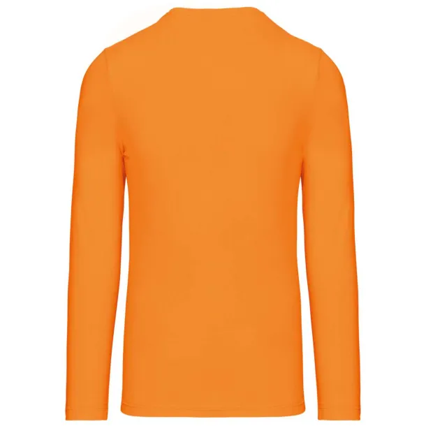  MEN'S LONG-SLEEVED V-NECK T-SHIRT - Kariban Orange