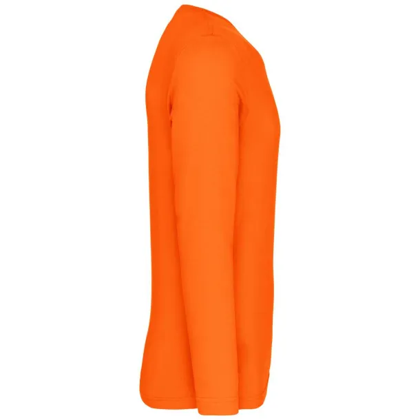  MEN'S LONG-SLEEVED V-NECK T-SHIRT - Kariban Orange