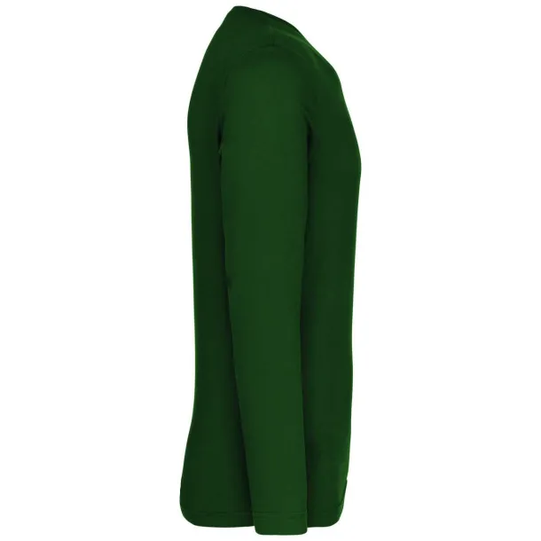  Muška V majica dugih rukava, 180 g/m2 - Kariban Šumski zelena