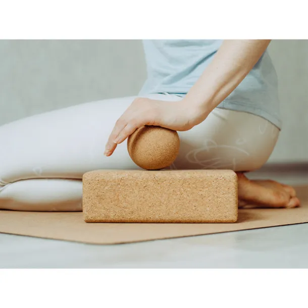 CORMASS cork massage ball Brown