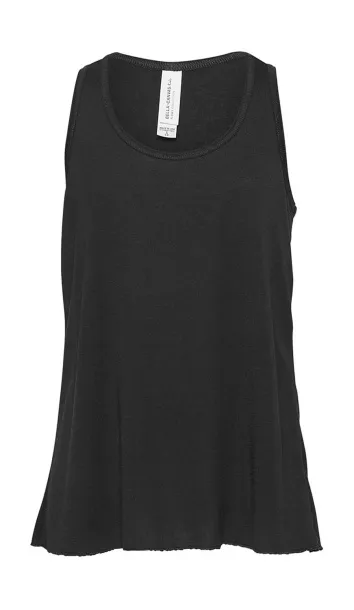  Youth Flowy Racerback Tank - Bella+Canvas Black