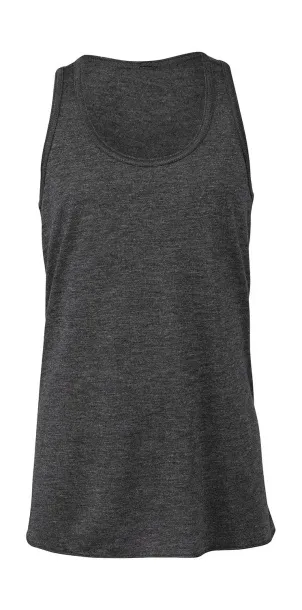  Youth Flowy Racerback Tank - Bella+Canvas Dark Grey Heather